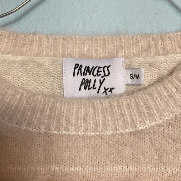 Princess Polly Women's Size S/M Striped Knit Pullover Sweater Brown Tan Black - Picture 2 of 10